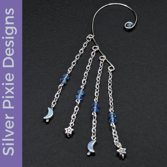 Handcrafted Faerie Ear Cuffs - Picture 1 of 5